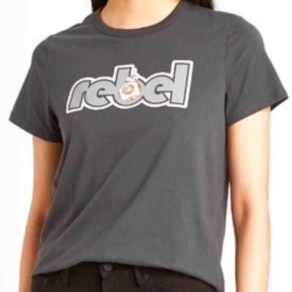 Star Wars Rebel graphic tee shirt Obsidian NWT L - Picture 1 of 2